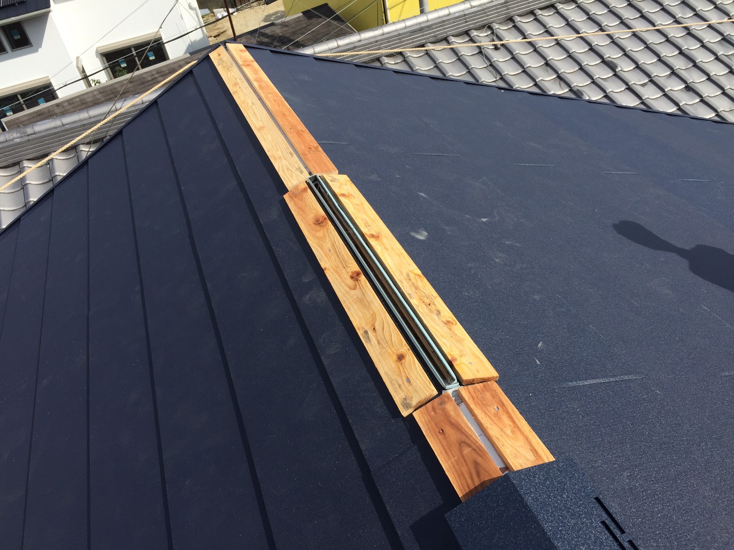 スーパーガラテクト設置貫板